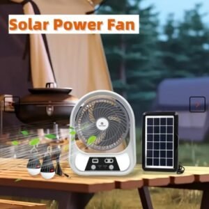 Rechargeable Solar Fan (MD-608)